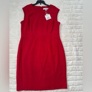 Kasper Red Suit Dress | 12P